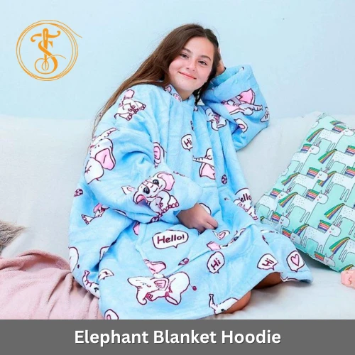Elephant Blanket Hoodie